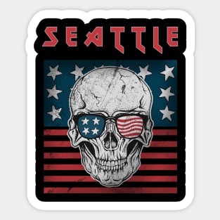 Seattle Maiden State Sticker